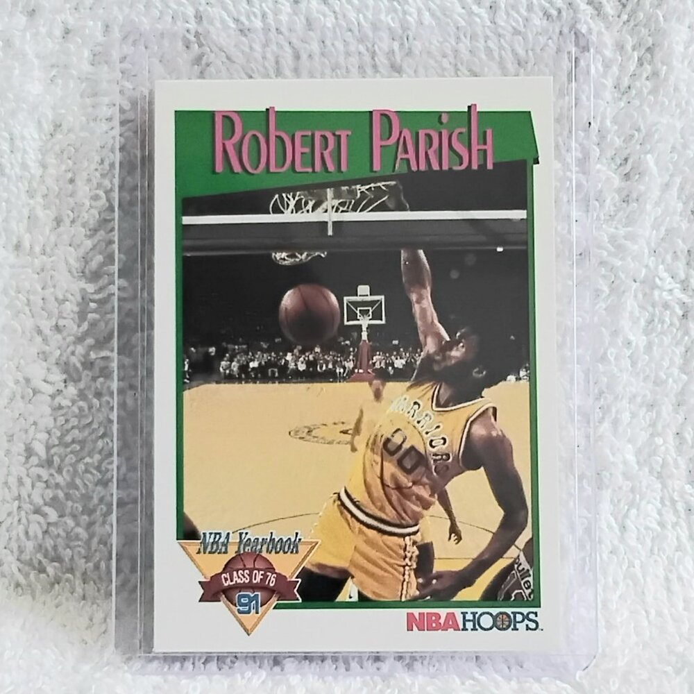 5/$20 Mint 1991 NBA Hoops Robert Parish Yearbook Class of '78 NBA Card 324!!